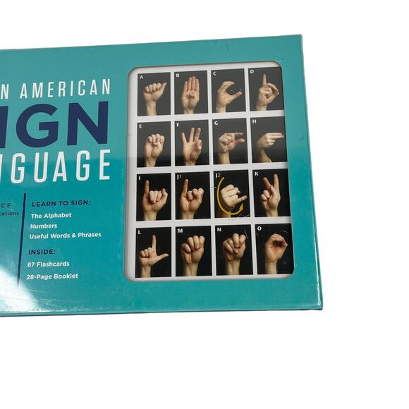 Learn American Sign Language By Arlene Rice Book Flash Cards New - Picture 5 of 14